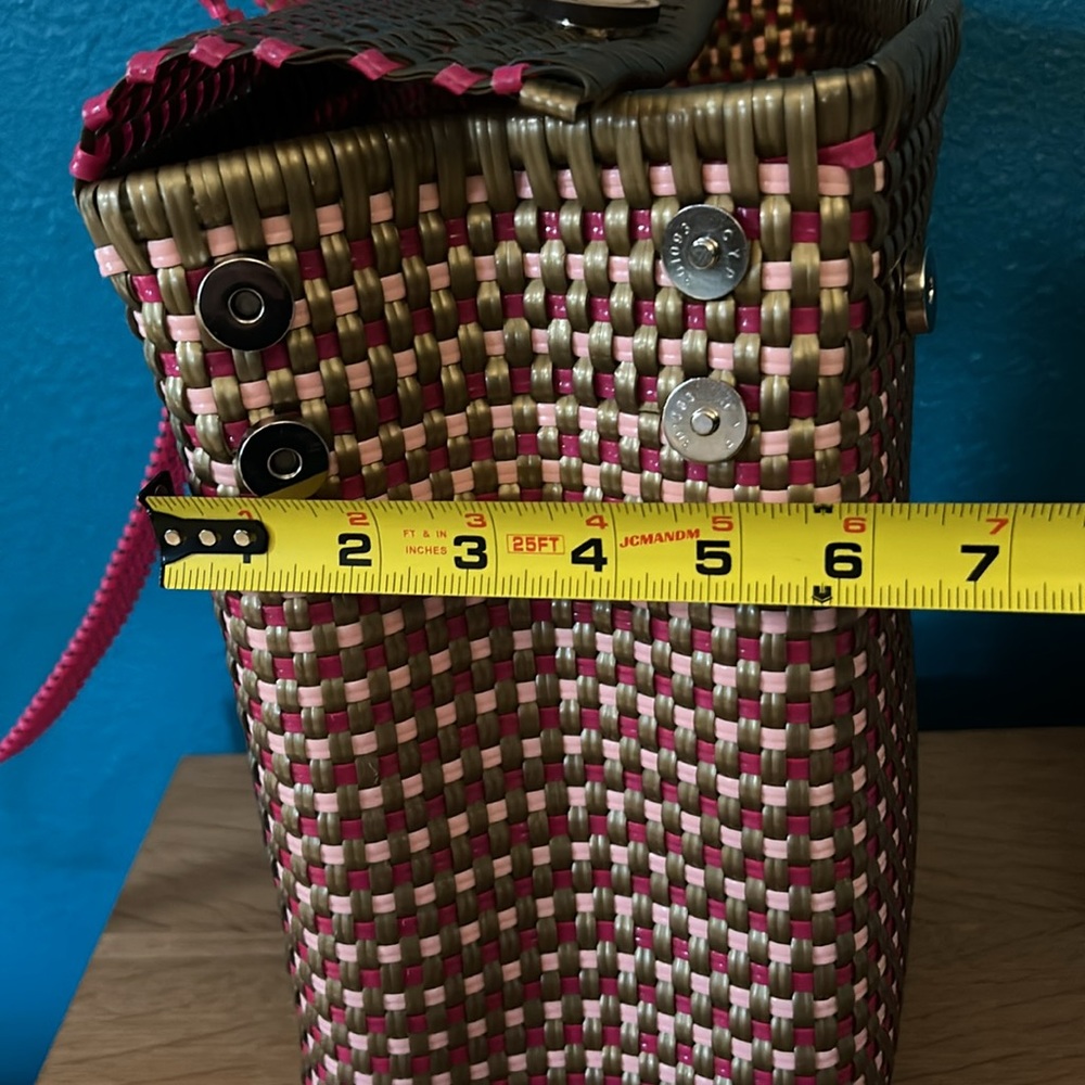 Maria Victoria Backpack Tote Handcrafted Recycled Plastic - Picture 10 of 10
